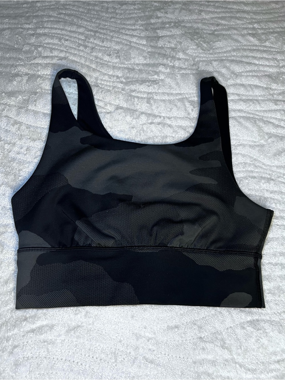OFFLINE by Aerie Camo Sports Bra with Back Cutout
